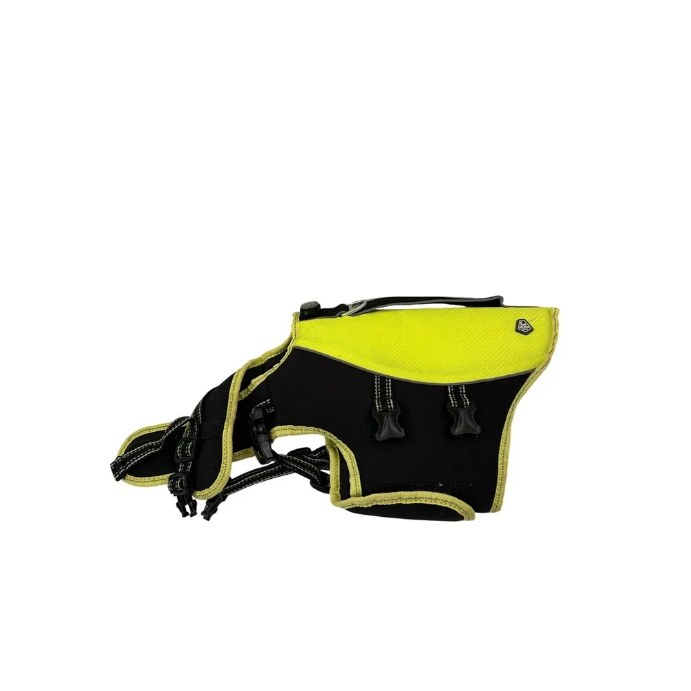 Arcadia Trail Flotation Coat Small Yellow Reflective Dog Life Vest Pet Safety